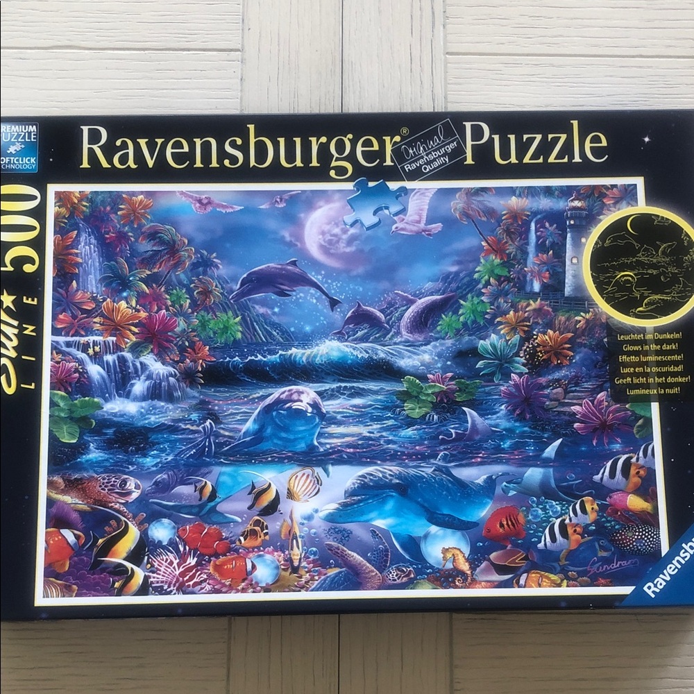 Ravensburger Star Line Marine Life Magical Moonlight Puzzle